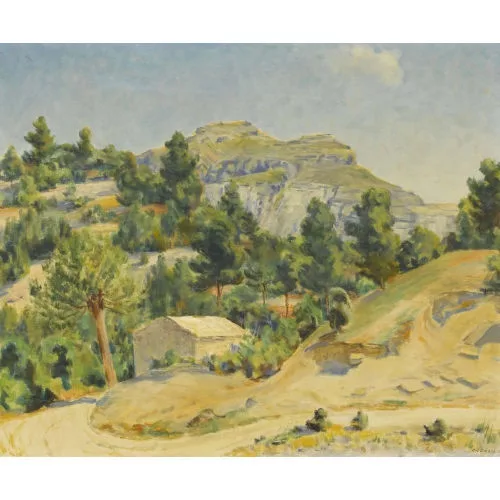 Hans Daepp — "Alpilles bei St-Rémy".
