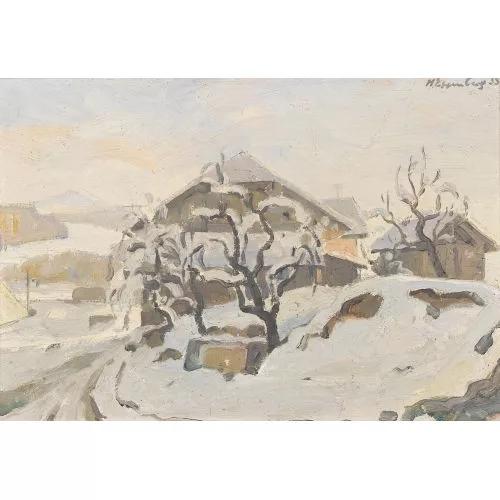 Hans Eggenberg — Winter in Tägertschi.