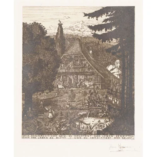 Hans Eggimann — "Neid, ohnmächtiger Neid,...".