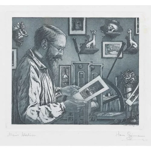 Hans Eggimann — "Mein Atelier".