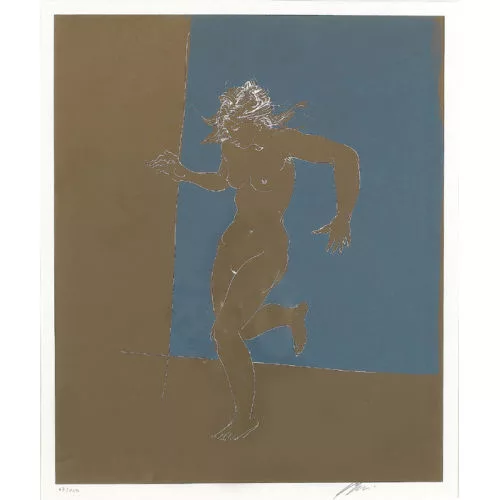 Hans Erni — Schreitendes Mädchen.