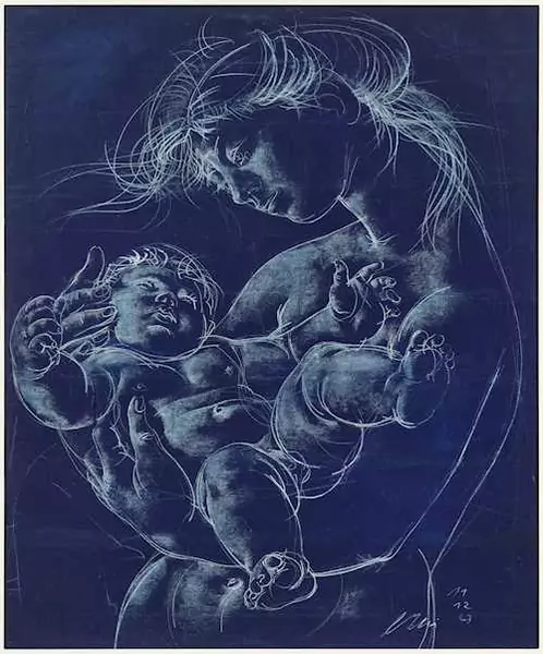 HANS ERNI — Maternité. 1963. — Koller Auktionen