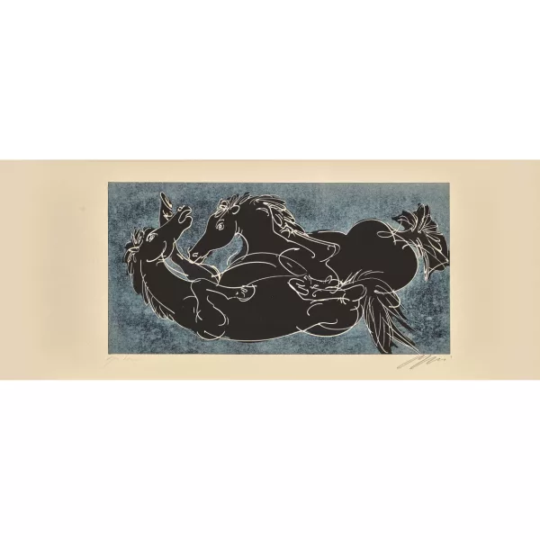 Hans Erni — "Zwei Pferde".