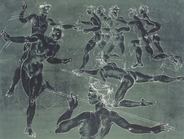 Hans Erni — "Gymnastik grün"