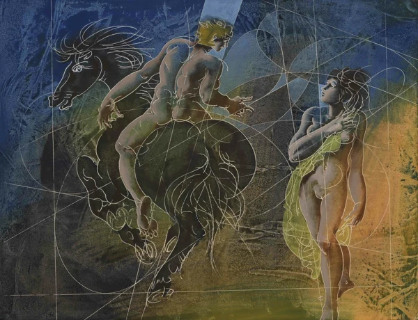 Hans Erni — Rencontre imprévue, 1975