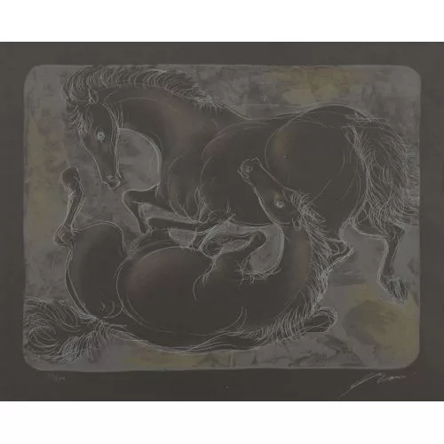 Hans Erni — "Zwei Pferde III".