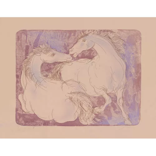 Hans Erni — Zwei Pferde I.