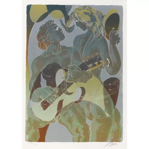 Hans Erni — "Musizierendes Paar".
