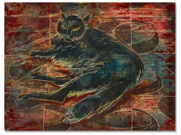 Hans Erni — Katze, 1962