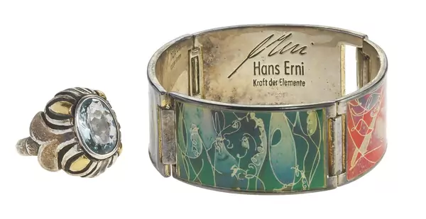 Hans Erni, bracelet "Kraft der Elemente" — Genève Enchères
