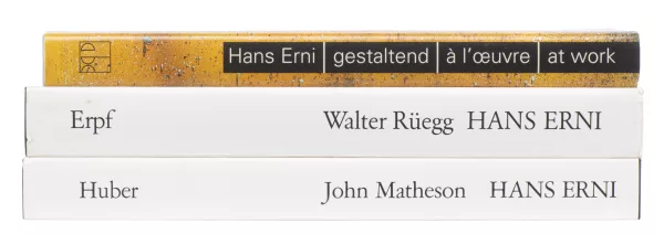 Hans Erni — Trois ouvrages sur Hans Erni