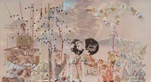HANS ERNI — Entwurf zu der Wandmalerei "Welt der Chemie". 1944. — Koller Auktionen