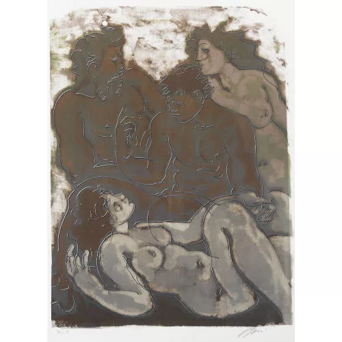 Hans Erni — "Nächtliches Gespräch".