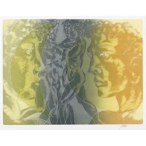 Hans Erni — Sonne und Mond.