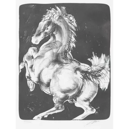 Hans Erni — "Sich aufbäumendes Pferd".