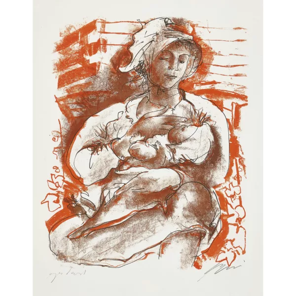 Hans Erni — "Walliser Mutterschaft".