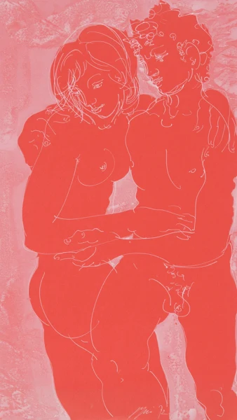 Hans Erni — Junges Paar, 1972