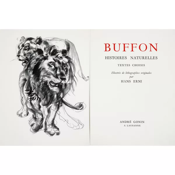 Hans Erni — Georges-Louis Leclerc de Buffon: "Histoires Naturelles".
