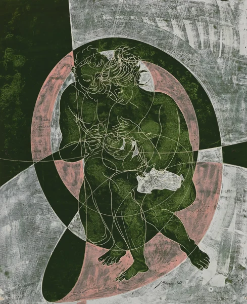 Hans Erni — Junge Familie, 1950