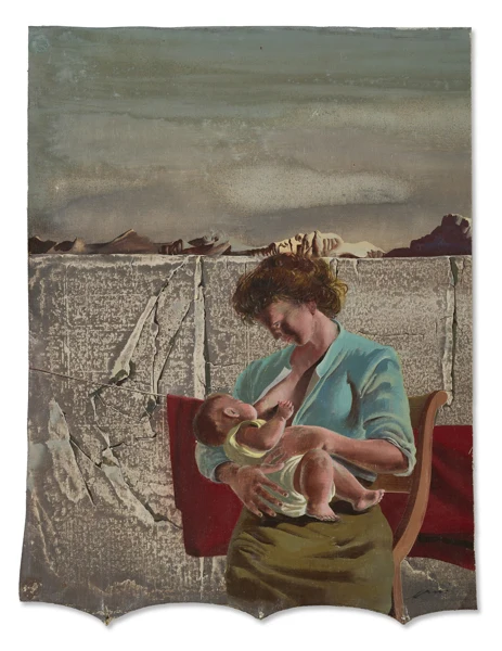 Hans Erni — Stillende Mutter, 1952