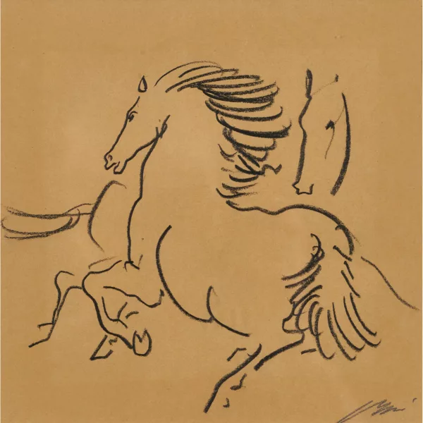 Hans Erni — Pferdepaar.