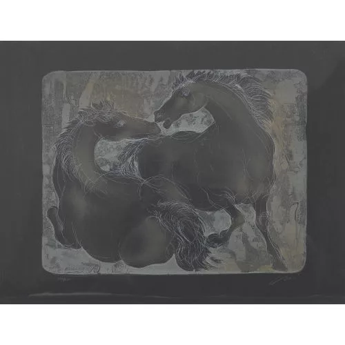 Hans Erni — Zwei Pferde I.