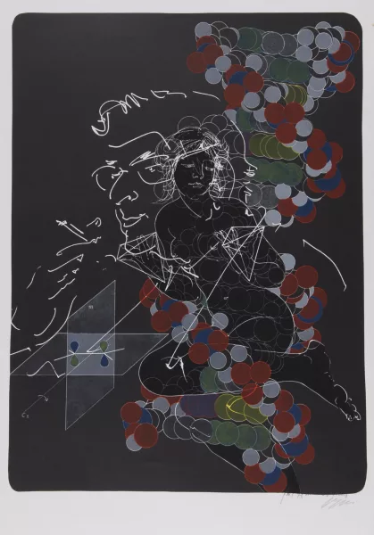 Hans Erni — Prof. R. B. Woodward, 1977