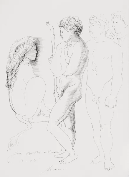 Hans Erni — 2 Bücher: König Ödipus, 1949