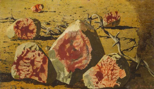 Hans Erni — Steine und Stacheldraht, 1941