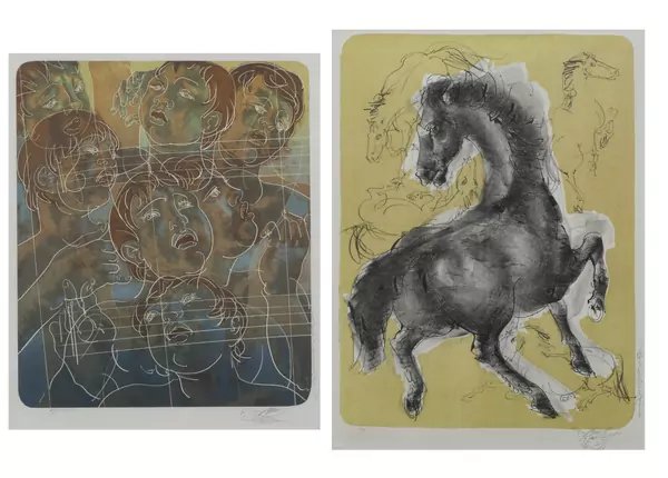 Hans ERNI (1909-2015), ensemble de deux lithographies — DognyAuction