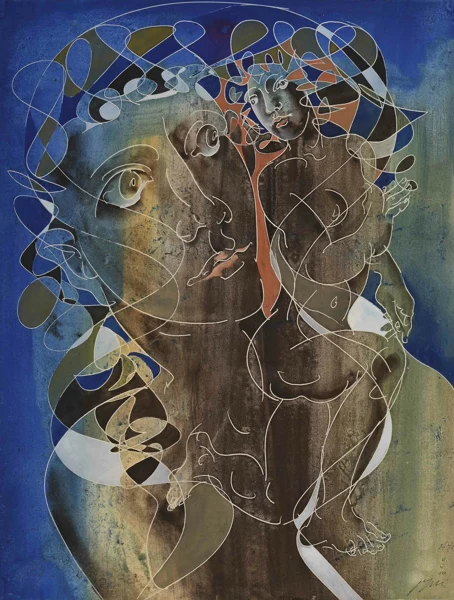 Hans Erni — Die Zwillingsschwestern, 1999