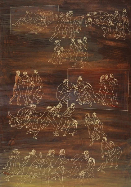 Hans Erni — Figurenstudien, ca. 1960