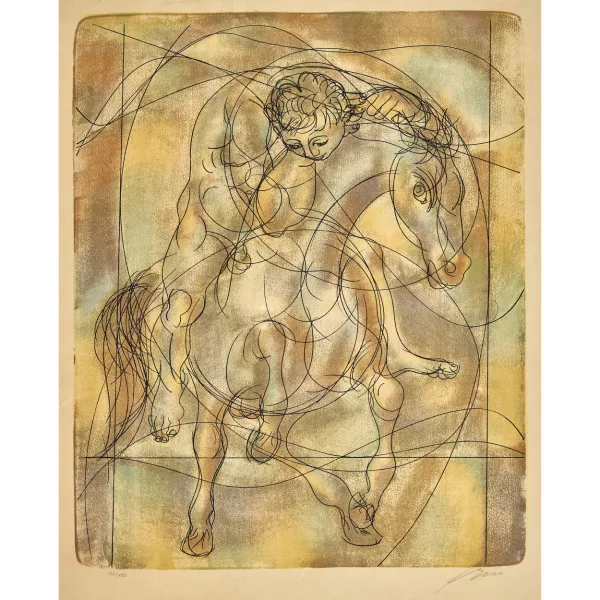 Hans Erni — "Reiter".