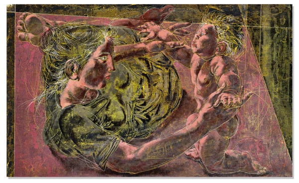 Hans Erni — Mutter mit Kind, 1963