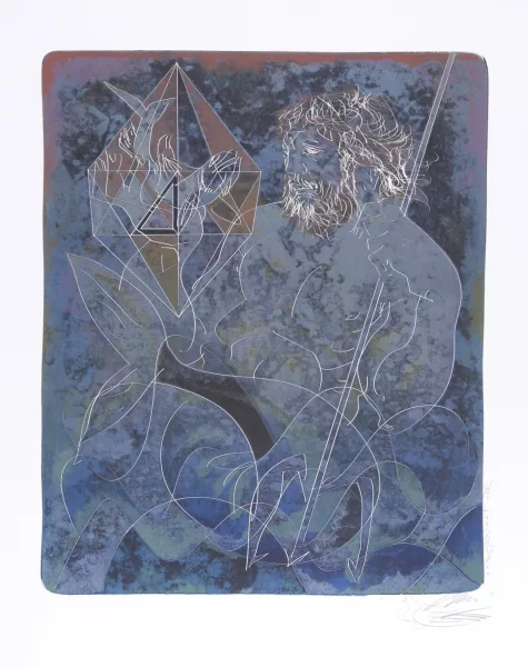 Hans Erni — Wasser, 1974
