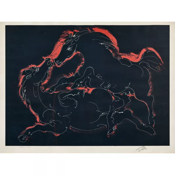 Hans Erni — "Drei Pferde".