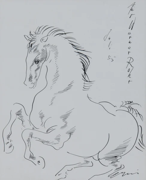 Hans Erni — Pferd, 1955