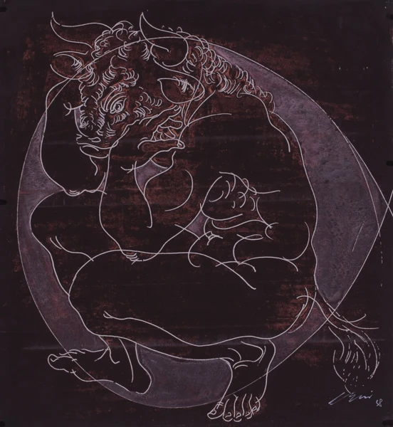 Hans Erni — Minotaurus, 1958