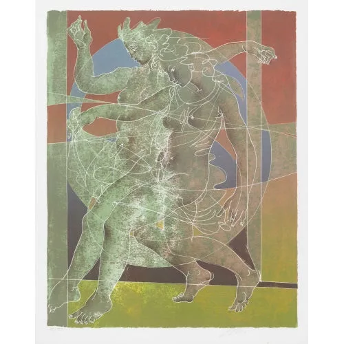 Hans Erni — "Mädchen im Tanzschritt.