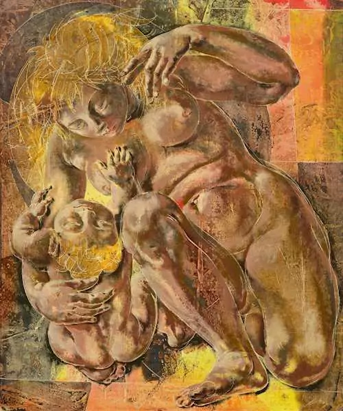 HANS ERNI — Mother and child. 1962. — Koller Auktionen