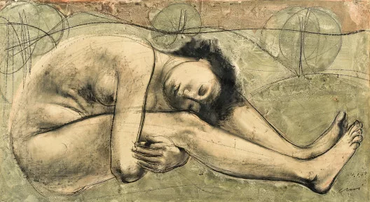 Hans Erni — Schlafende, 1950
