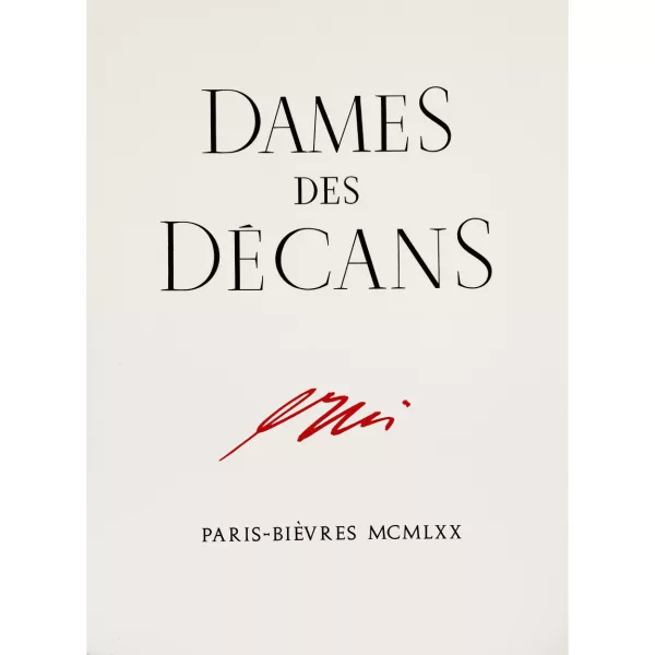 Hans Erni — Max Jacob: "Dames des Décans".