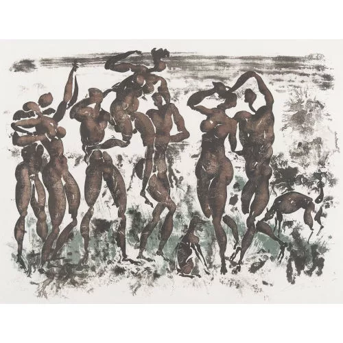 Hans Erni — "Sechs tanzende Mädchen".