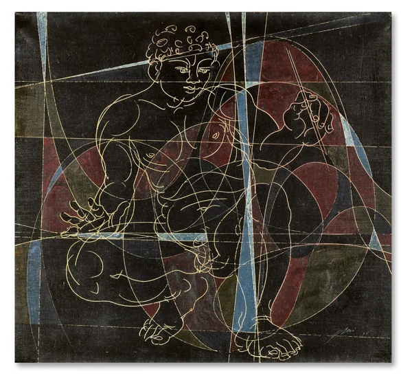 Hans Erni — L'homme et les ondes, 1944