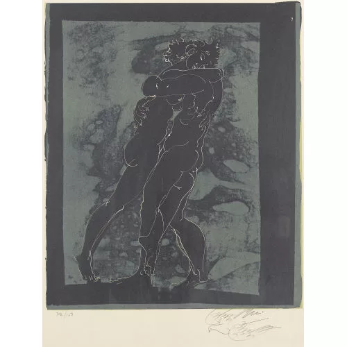 Hans Erni — "Paar auf grünem Grund".