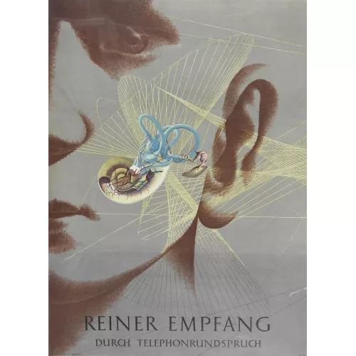 Hans Erni — "Reiner Empfang durch Telephonrundspruch".