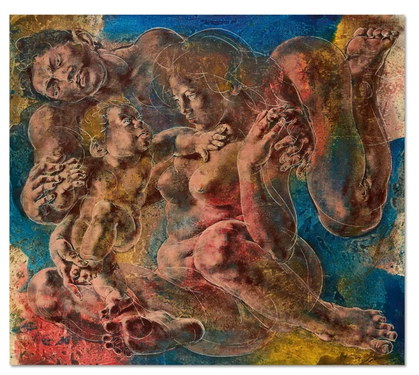 Hans Erni — La Famille, 1967