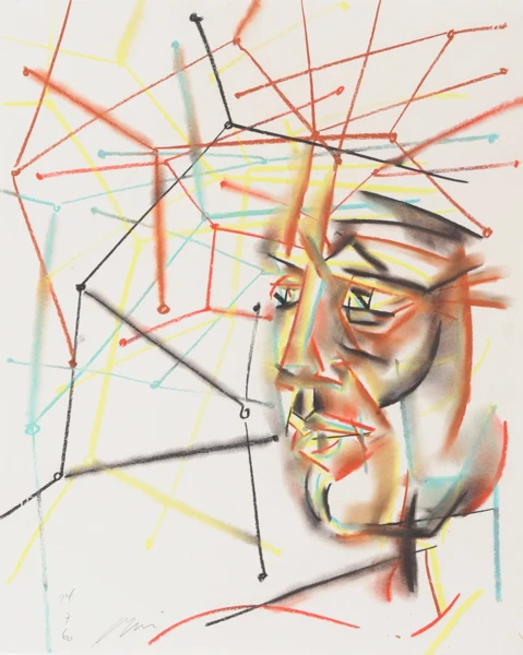 Hans Erni — Abstrakter Kopf, 1960