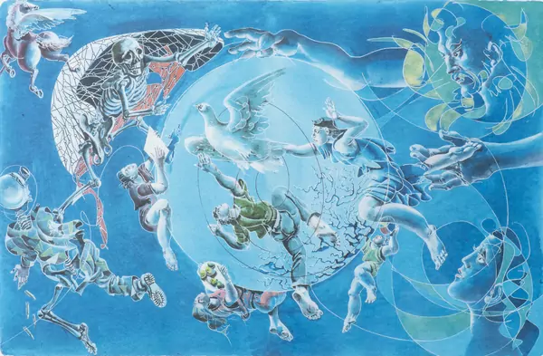 Hans ERNI (1909-2015), "Allégorie de la paix", lithographie — DognyAuction