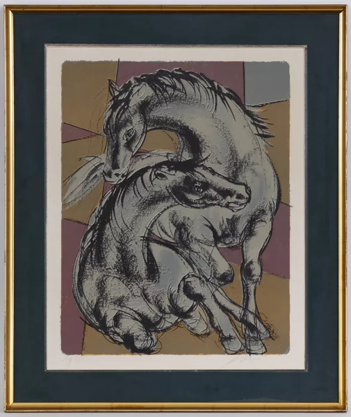 Hans Erni — Hans Erni (1909), Couple de chevaux